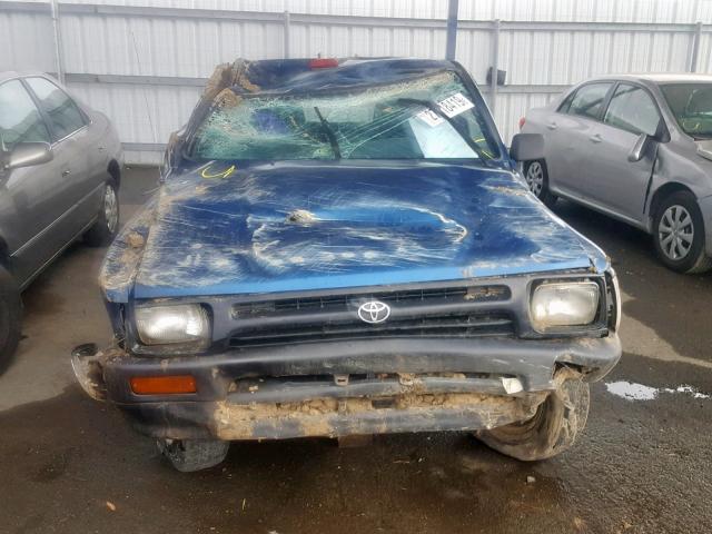 4TARN81A8RZ236415 - 1994 TOYOTA PICKUP 1/2 BLUE photo 9