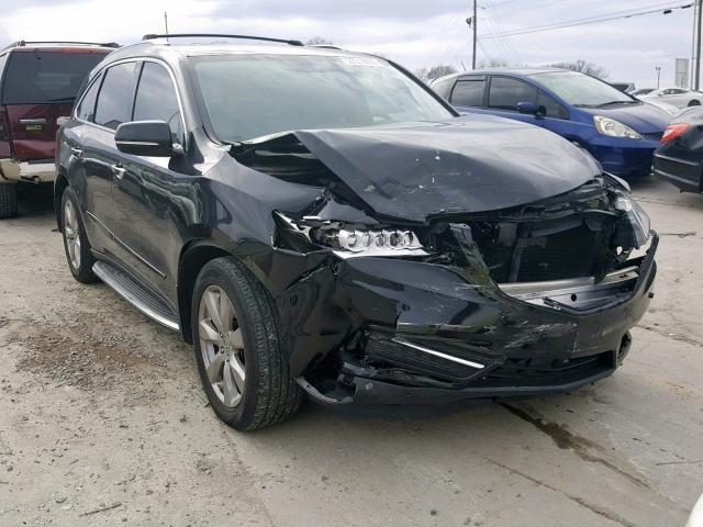 5FRYD4H8XEB013774 - 2014 ACURA MDX ADVANC BLACK photo 1