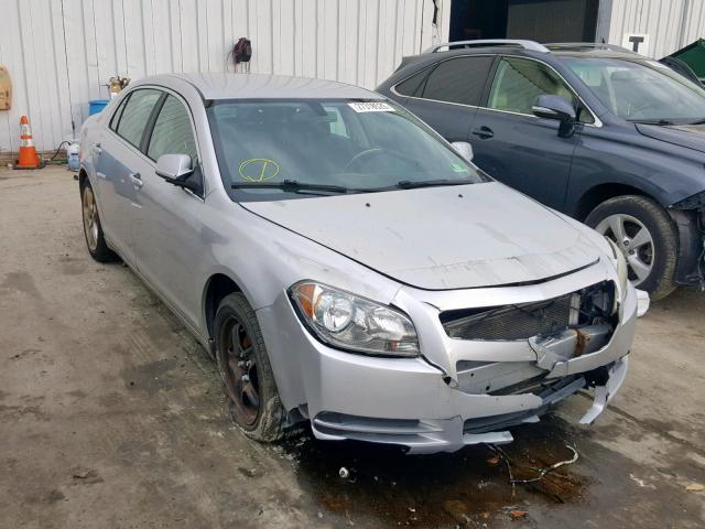1G1ZC5EB2AF185097 - 2010 CHEVROLET MALIBU 1LT SILVER photo 1