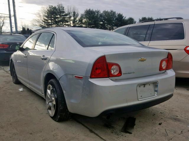 1G1ZC5EB2AF185097 - 2010 CHEVROLET MALIBU 1LT SILVER photo 3