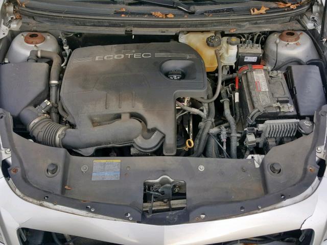 1G1ZC5EB2AF185097 - 2010 CHEVROLET MALIBU 1LT SILVER photo 7