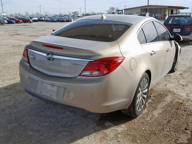 2G4GS5EK0C9127384 - 2012 BUICK REGAL PREM GOLD photo 4