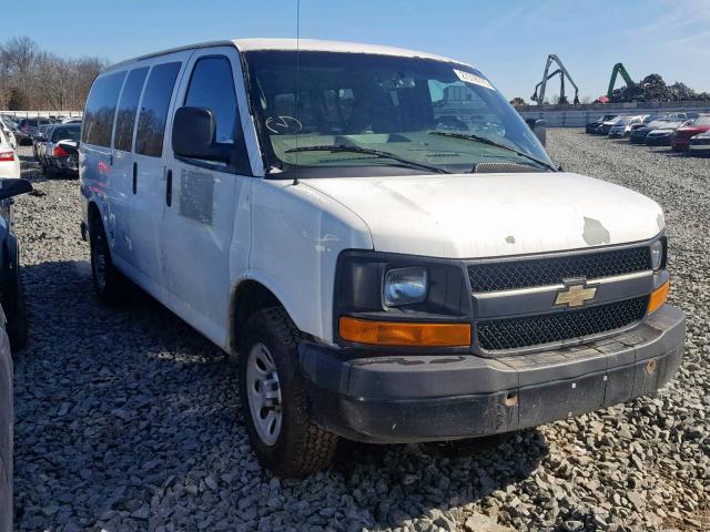 1GNSHBF48C1133473 - 2012 CHEVROLET EXPRESS G1 WHITE photo 1