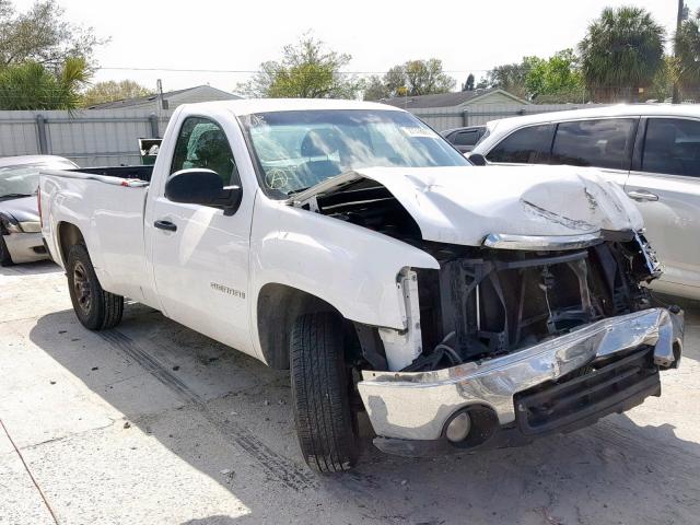 1GTEC14C38Z223308 - 2008 GMC SIERRA C15 WHITE photo 1