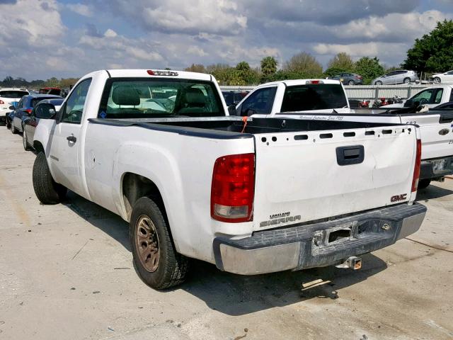 1GTEC14C38Z223308 - 2008 GMC SIERRA C15 WHITE photo 3