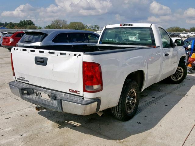 1GTEC14C38Z223308 - 2008 GMC SIERRA C15 WHITE photo 4