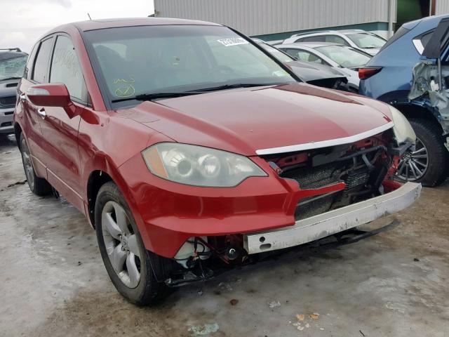 5J8TB18587A016059 - 2007 ACURA RDX TECHNO RED photo 1