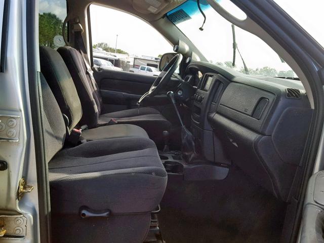 3D7KU28604G168004 - 2004 DODGE RAM 2500 S Արծաթագույն լուսանկար 5