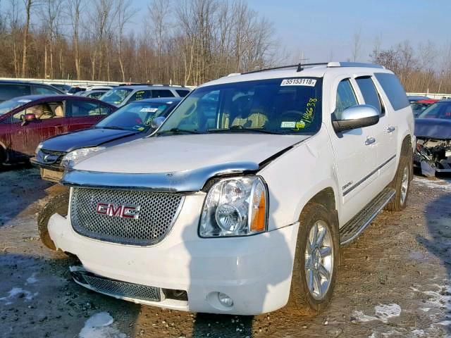 1GKS2MEF2BR196694 - 2011 GMC YUKON XL D WHITE photo 2