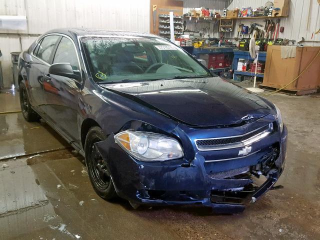 1G1ZB5EB1AF316748 - 2010 CHEVROLET MALIBU LS BLUE photo 1