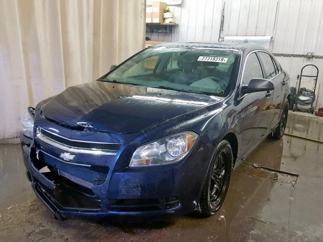 1G1ZB5EB1AF316748 - 2010 CHEVROLET MALIBU LS BLUE photo 2
