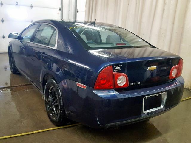 1G1ZB5EB1AF316748 - 2010 CHEVROLET MALIBU LS BLUE photo 3