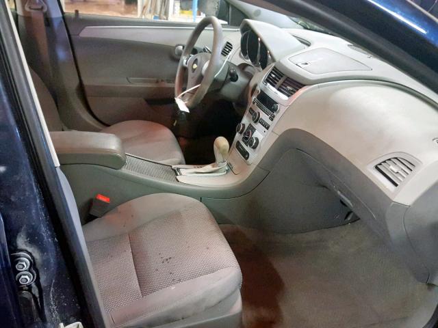 1G1ZB5EB1AF316748 - 2010 CHEVROLET MALIBU LS BLUE photo 5