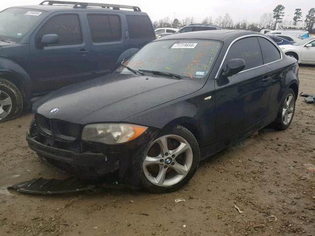 WBAUP7C50BVP21810 - 2011 BMW 128 I BLACK photo 2