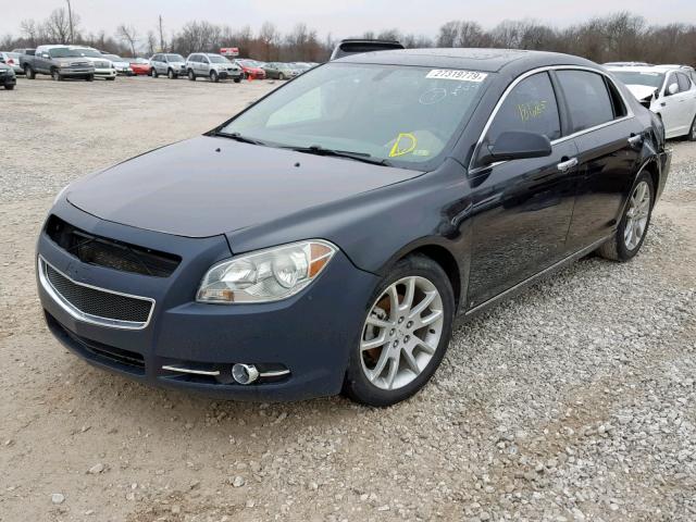 1G1ZK57799F179191 - 2009 CHEVROLET MALIBU LTZ BLACK photo 2