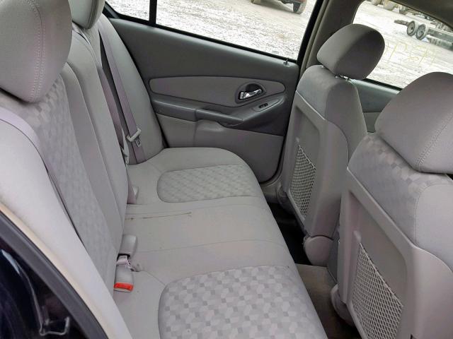 1G1ZT52895F341408 - 2005 CHEVROLET MALIBU LS BLUE photo 6