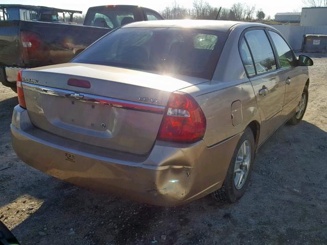 1G1ZT52895F243754 - 2005 CHEVROLET MALIBU LS Алтын фото 4