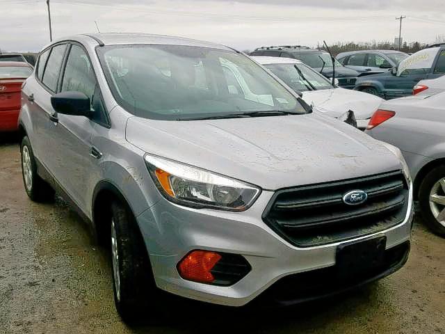 1FMCU0F78HUB22983 - 2017 FORD ESCAPE S GRAY photo 1