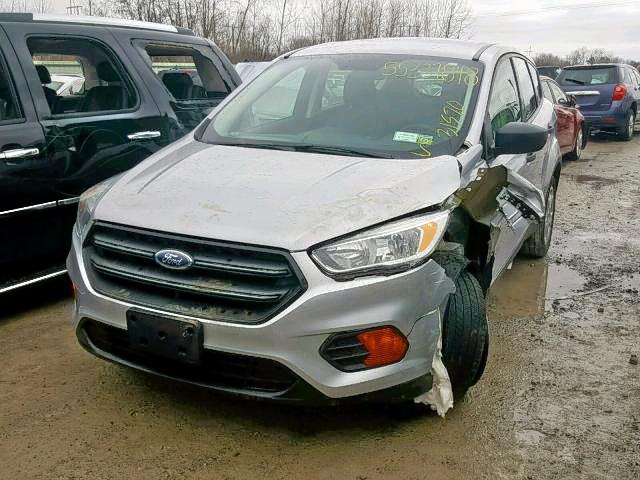 1FMCU0F78HUB22983 - 2017 FORD ESCAPE S GRAY photo 2