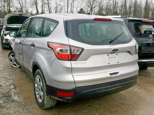 1FMCU0F78HUB22983 - 2017 FORD ESCAPE S GRAY photo 3