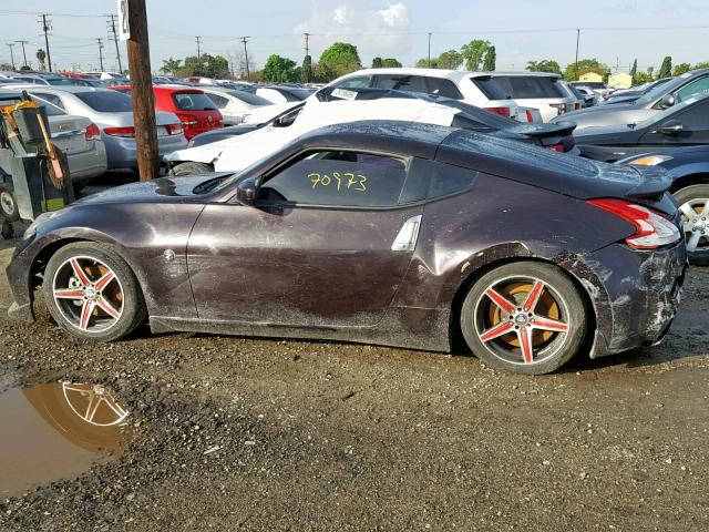 JN1AZ4EH8AM503126 - 2010 NISSAN 370Z MAROON photo 9