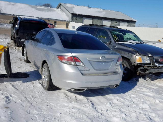 1YVHZ8CB6A5M07405 - 2010 MAZDA 6 S SILVER photo 3