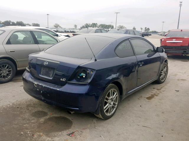 JTKDE177560105467 - 2006 TOYOTA SCION BLUE photo 4