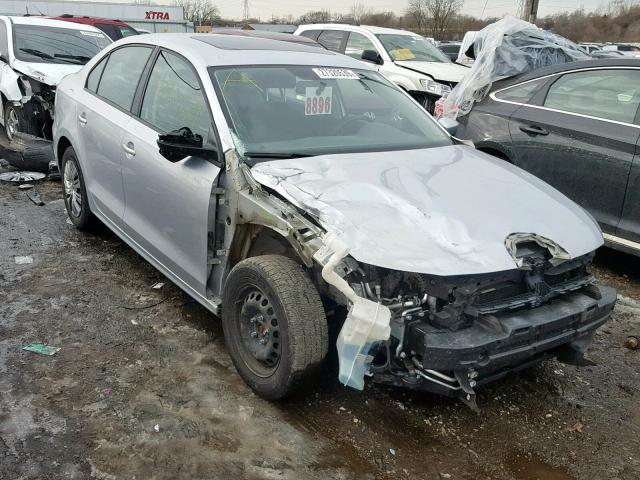 3VW2K7AJ4DM303818 - 2013 VOLKSWAGEN JETTA BASE SILVER photo 1