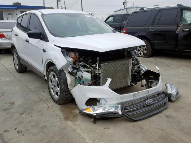 1FMCU0F78HUA93551 - 2017 FORD ESCAPE S WHITE photo 1