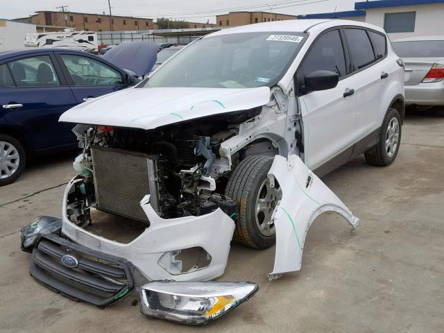 1FMCU0F78HUA93551 - 2017 FORD ESCAPE S WHITE photo 2