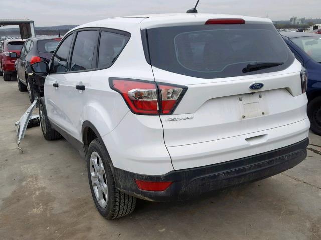 1FMCU0F78HUA93551 - 2017 FORD ESCAPE S WHITE photo 3