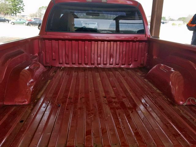 1B7FL26Y6WS599560 - 1998 DODGE DAKOTA MAROON photo 6