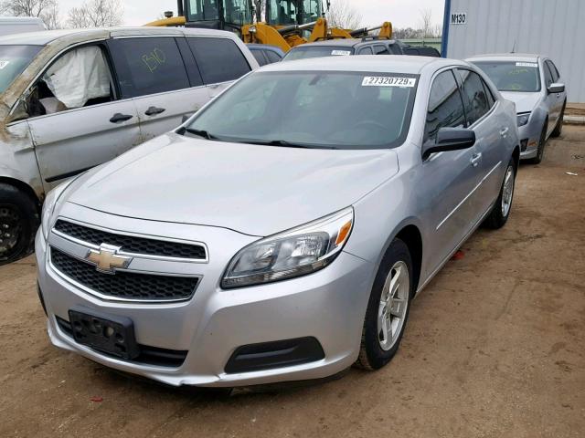 1G11B5SA0DF150560 - 2013 CHEVROLET MALIBU LS SILVER photo 2