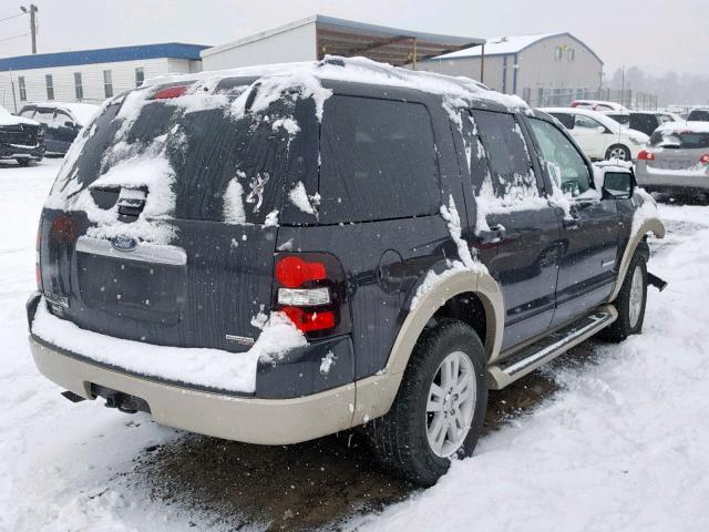 1FMEU74E27UB26903 - 2007 FORD EXPLORER E BLUE photo 4