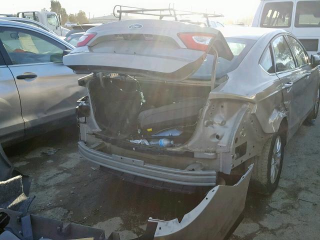 3FA6P0G76GR106591 - 2016 FORD FUSION S GOLD photo 9