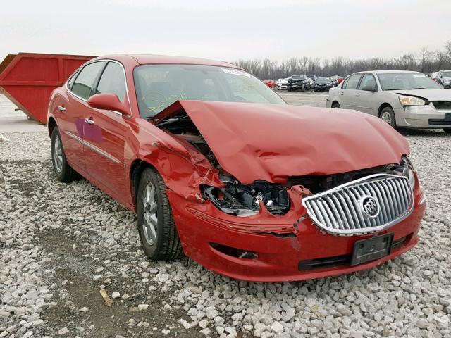 2G4WD582381220438 - 2008 BUICK LACROSSE C RED photo 1