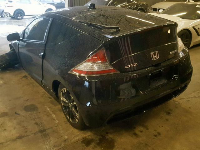 JHMZF1D45ES001468 - 2014 HONDA CR-Z BLACK photo 3