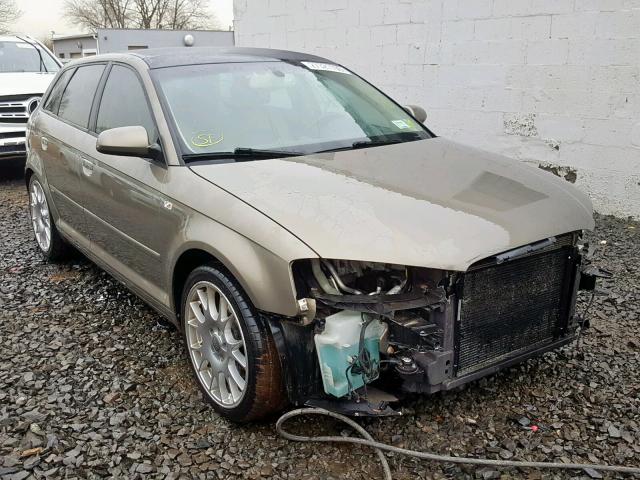 WAUKD78PX7A065060 - 2007 AUDI A3 S-LINE BROWN photo 1