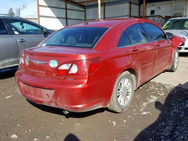 1C3LC56R77N519040 - 2007 CHRYSLER SEBRING TO RED photo 4