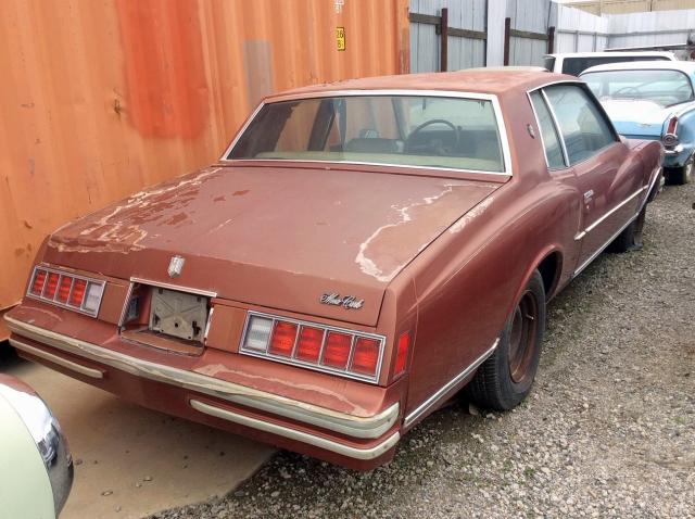 1Z37U8Z455806 - 1978 CHEVROLET MONTECARLO BURGUNDY photo 4