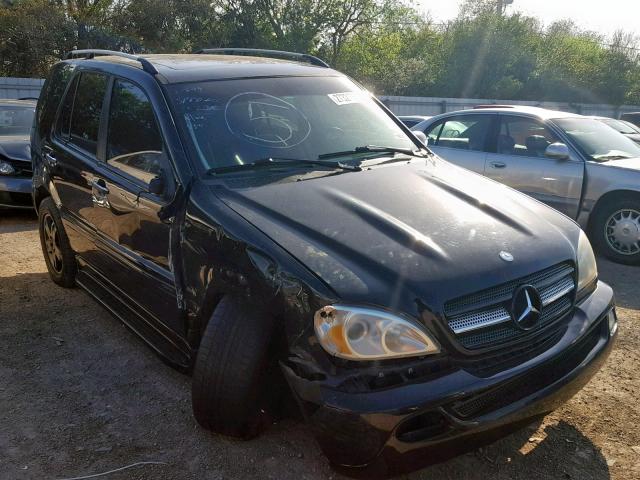 4JGAB57E75A517340 - 2005 MERCEDES-BENZ ML 350 BLACK photo 1