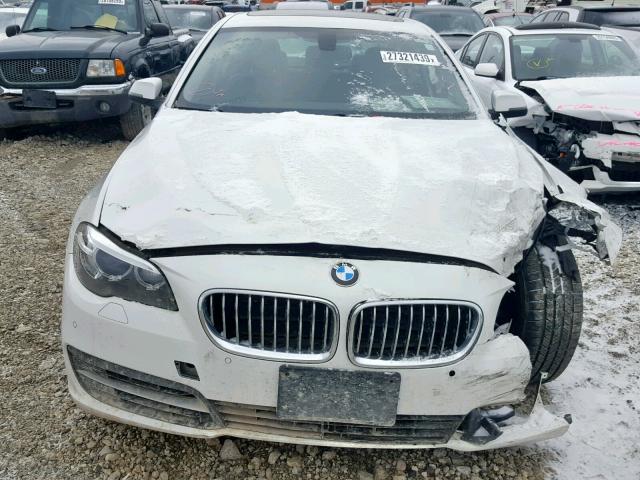 WBA5A7C57ED617122 - 2014 BMW 528 XI WHITE photo 7