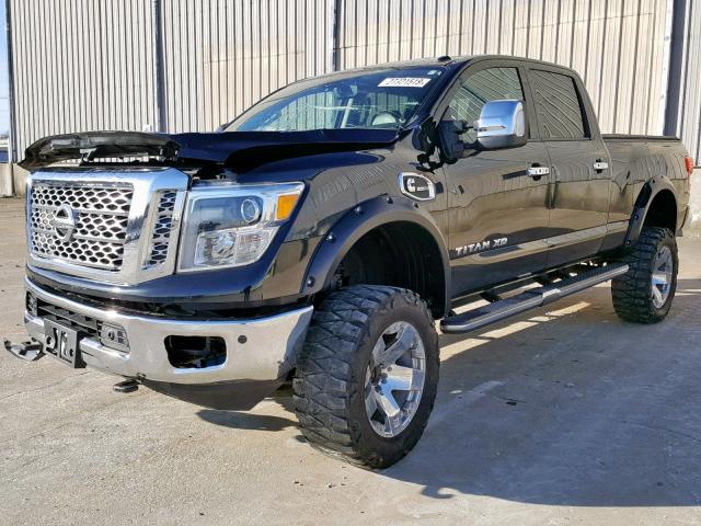 1N6BA1F43GN515803 - 2016 NISSAN TITAN XD S BLACK photo 2