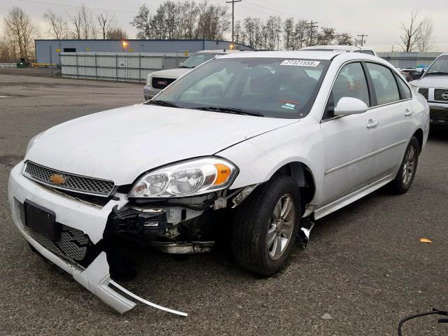 2G1WA5E35F1159934 - 2015 CHEVROLET IMPALA LIM WHITE photo 2