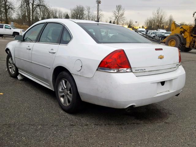 2G1WA5E35F1159934 - 2015 CHEVROLET IMPALA LIM WHITE photo 3