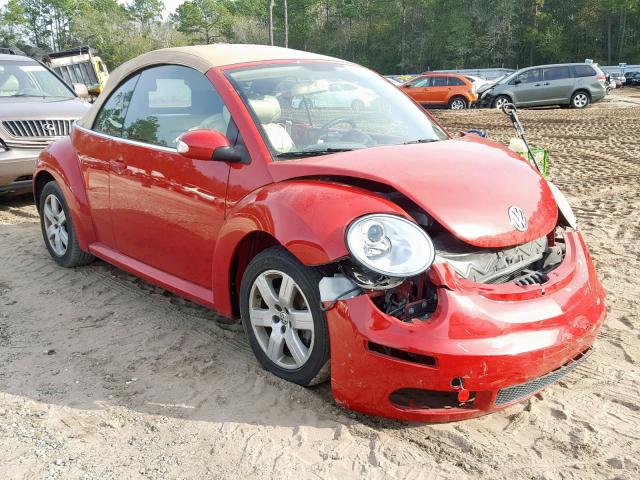 3VWRF31Y37M421937 - 2007 VOLKSWAGEN NEW BEETLE Qırmızı foto 1
