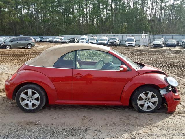 3VWRF31Y37M421937 - 2007 VOLKSWAGEN NEW BEETLE Qırmızı foto 9
