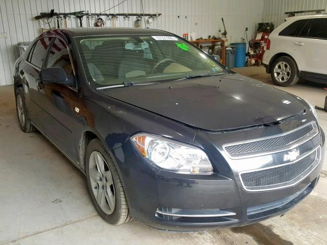 1G1ZH57B98F172484 - 2008 CHEVROLET MALIBU 1LT შავი ფოტო 1