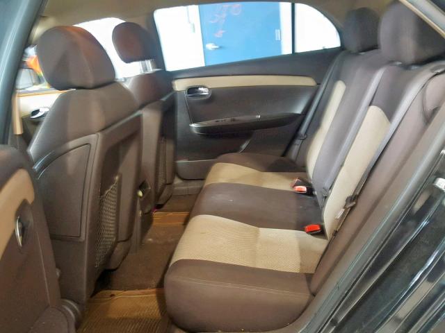 1G1ZH57B98F172484 - 2008 CHEVROLET MALIBU 1LT შავი ფოტო 6