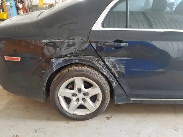 1G1ZH57B98F172484 - 2008 CHEVROLET MALIBU 1LT შავი ფოტო 9